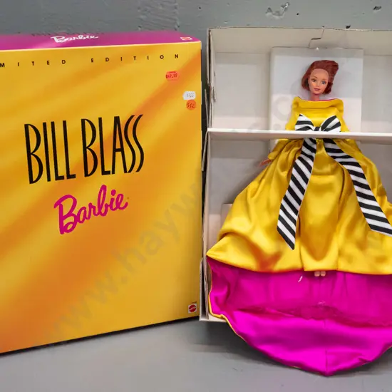 1996 Limited edition Bill Blass Barbie in original packaging - some creasing to box