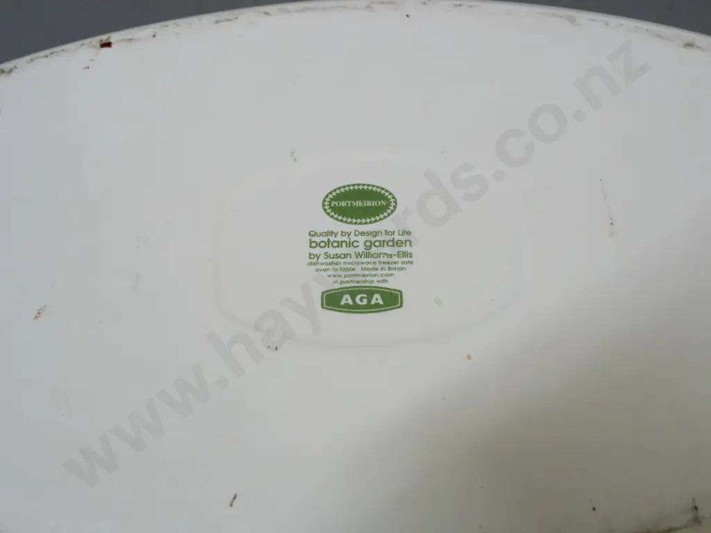 Portmeirion Botanic Garden items - 2 baking dishes, oval ended one L-350 Image 1++