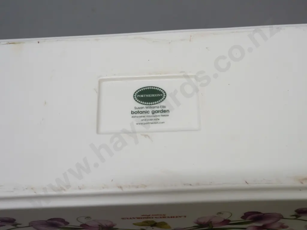 Portmeirion Botanic Garden items - 2 baking dishes, oval ended one L-350 Image 1++