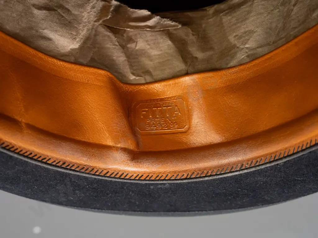 vintage "Fitta" brand size 7 bowler hat in good condition - minor fraying to ribbon Image 1++