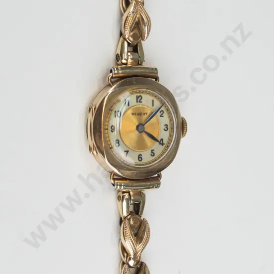 mother of pearl gold watch strap broken - pat 826985