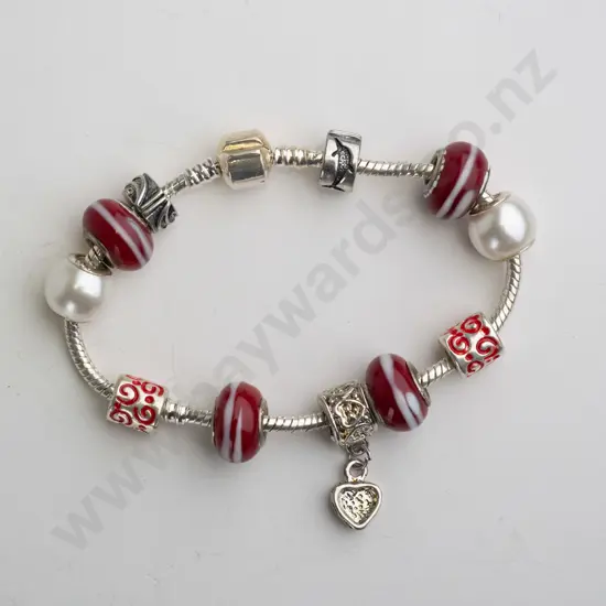 Pandora? bracelet with charms