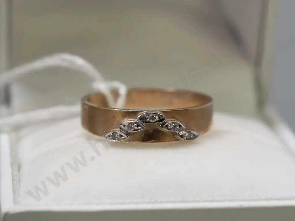 9ct cz eternity ring stamped 375 size 0 Image 1++