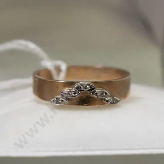 9ct cz eternity ring stamped 375 size 0