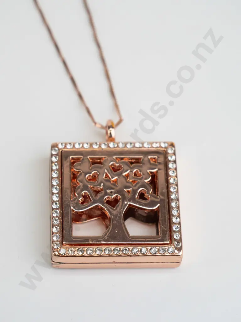 silver locket chain stamped 925 Image 1++