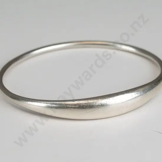 silver bangle stamped 925