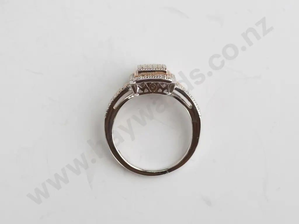 cz sterling silver ring Image 1++