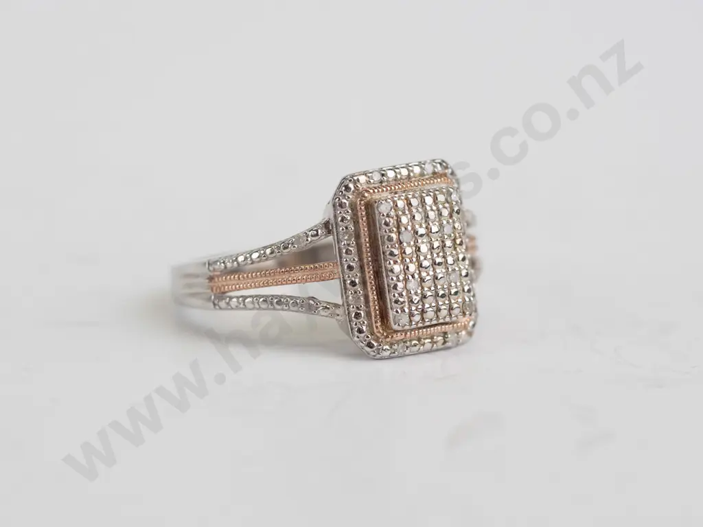 cz sterling silver ring Image 1++