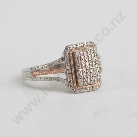 cz sterling silver ring