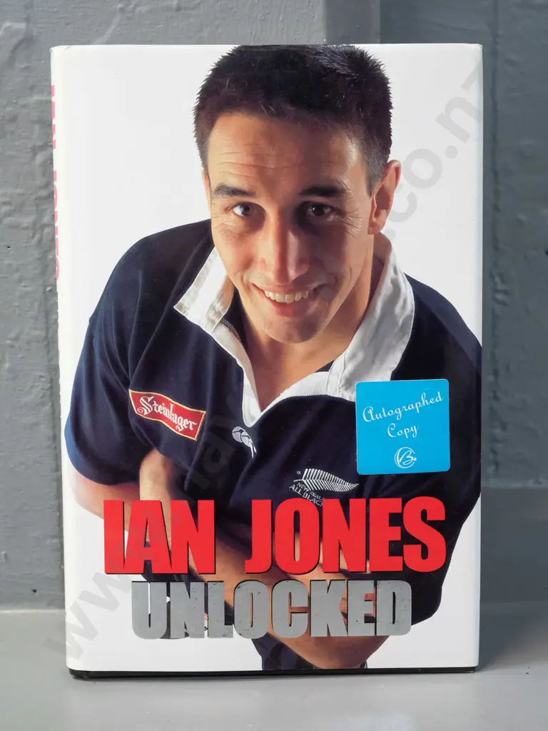 autographed hard cover book - signed by Ian Jones - see photo for details - minor wear to dust cover Image 1++