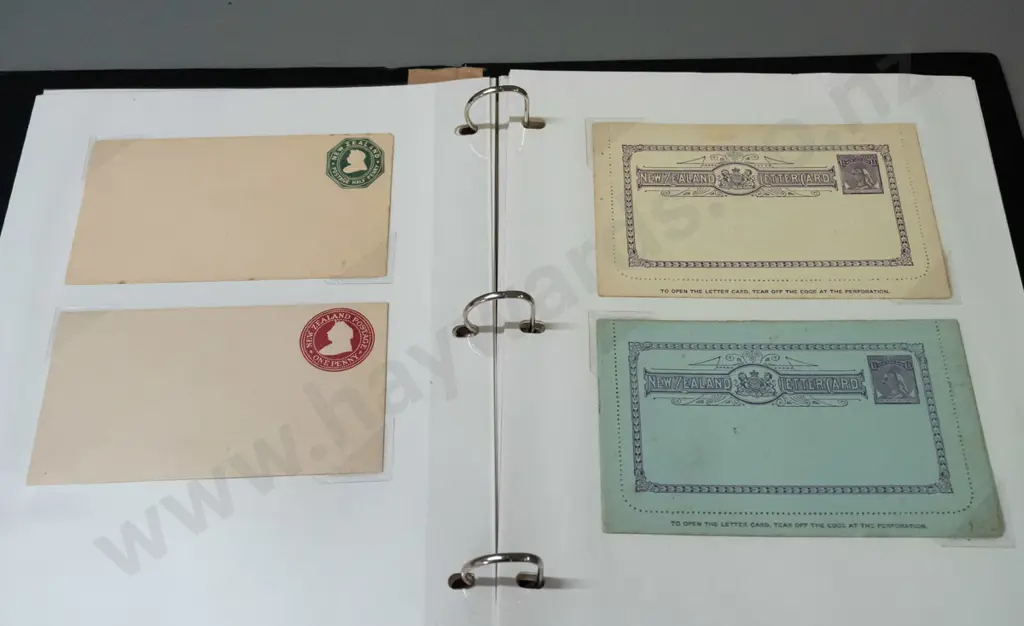 album of New Zealand post letter cards, envelopes and postcards - very good condition - see photos for detail Image 1++