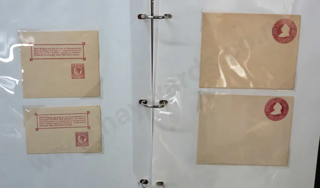 album of New Zealand post letter cards, envelopes and postcards - very good condition - see photos for detail Image 1++