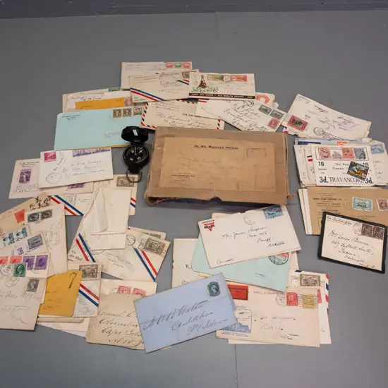 large assortment of vintage letters and first day covers, including American and Canadian addresses, one addressed to
