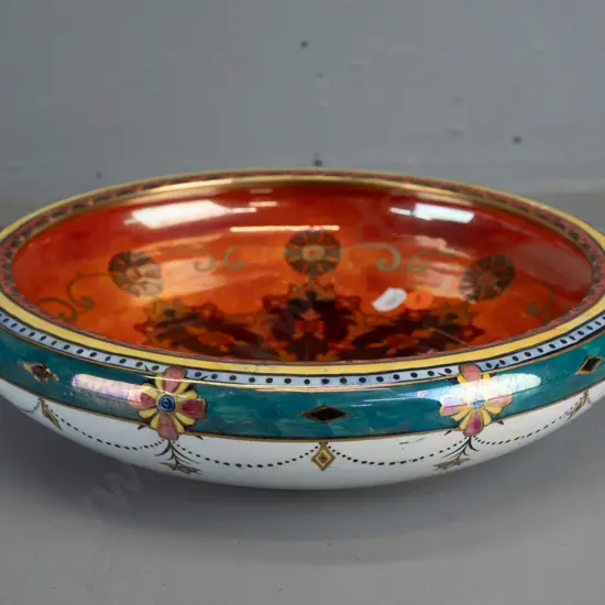 Grimwades Byzanta Ware lustre glaze float bowl - some crazing on exterior H-65 D-290