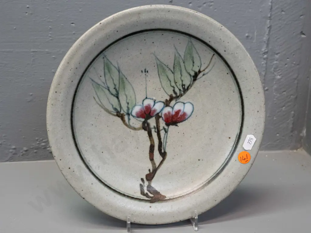 Neil Grant NZ studio pottery plate / dish D-240 Image 1++