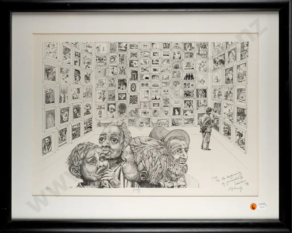 Laurie M'Conoely? 1976 - framed ltd edition print 90/100 "Gallery" H320 W460 Image 1++