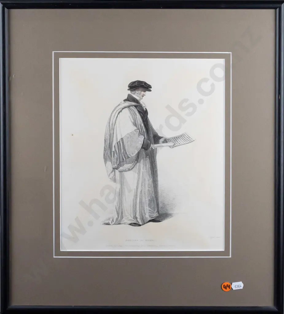 framed vintage print "Doctor In Music" H290 W240 Image 1++