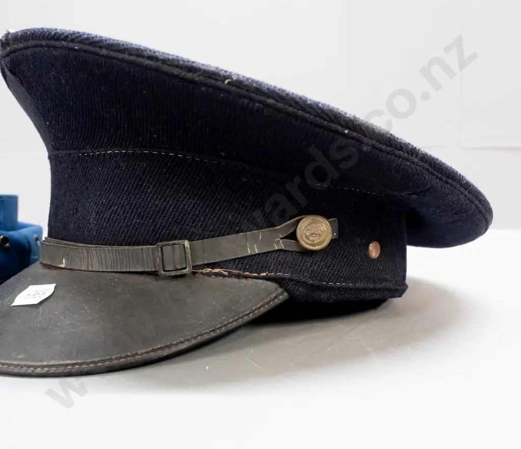 5 vintage caps, 3 NZR style with green under brim, 2 others - 3 are Hills Wellington, one Westminster / Treister - some Image 1++