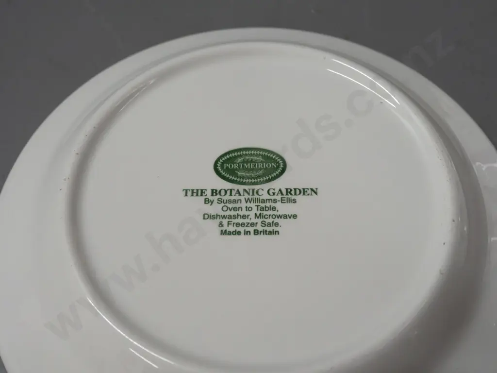 Portmeirion Botanic Garden items - segmented serving dish L-290 and 3 side plates Image 1++
