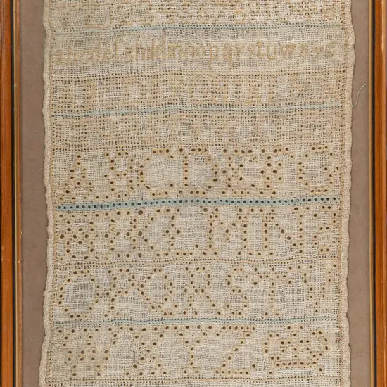 framed vintage needlework 1826 H390 W210