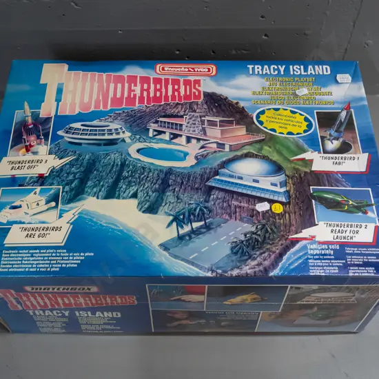 Matchbox Thunderbirds Tracy Island model in original sealed box - dated 1993. H-210 L-520 W-350