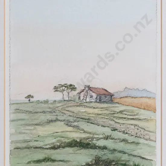 framed watercolour - landscape H170 W120