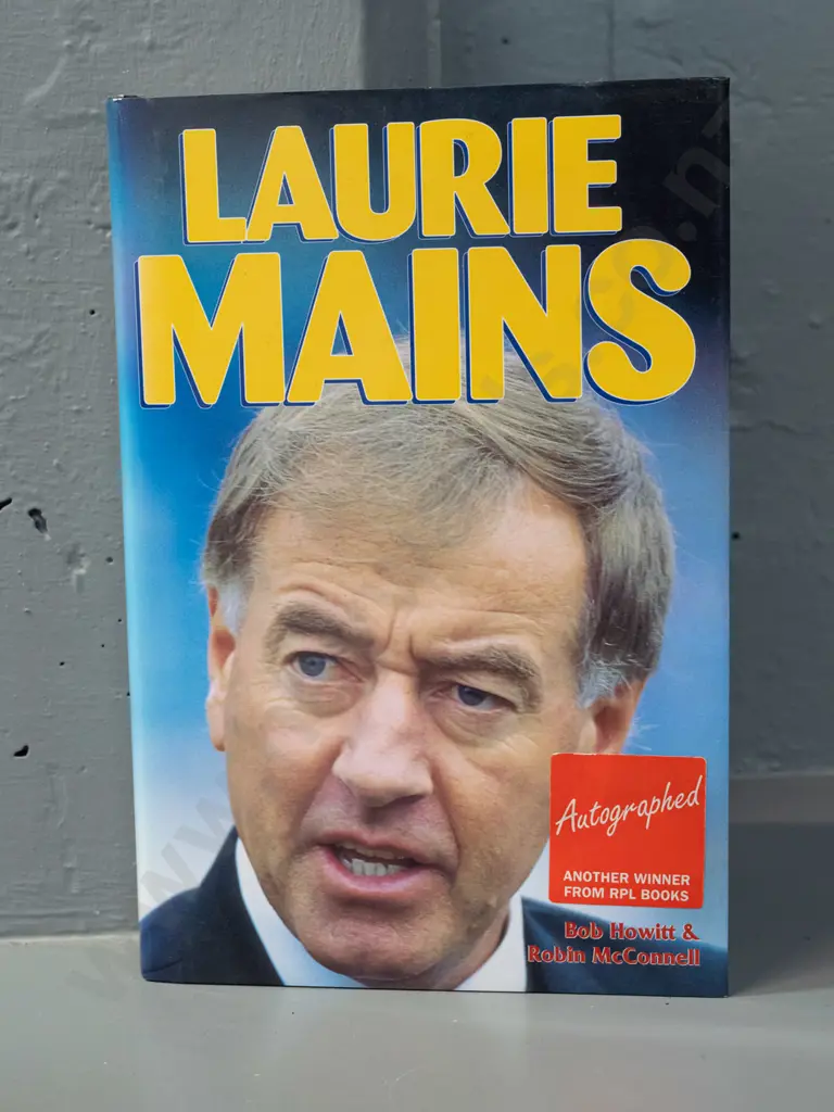 autographed hard cover book - signed by Laurie Mains - see photo for details Image 1++