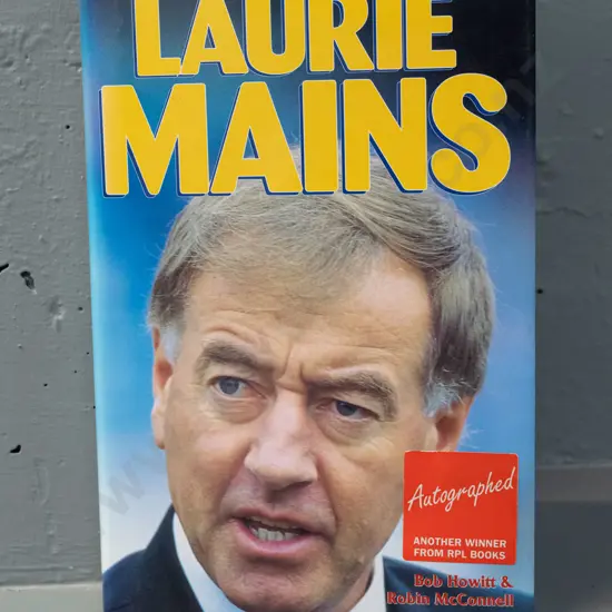 autographed hard cover book - signed by Laurie Mains - see photo for details