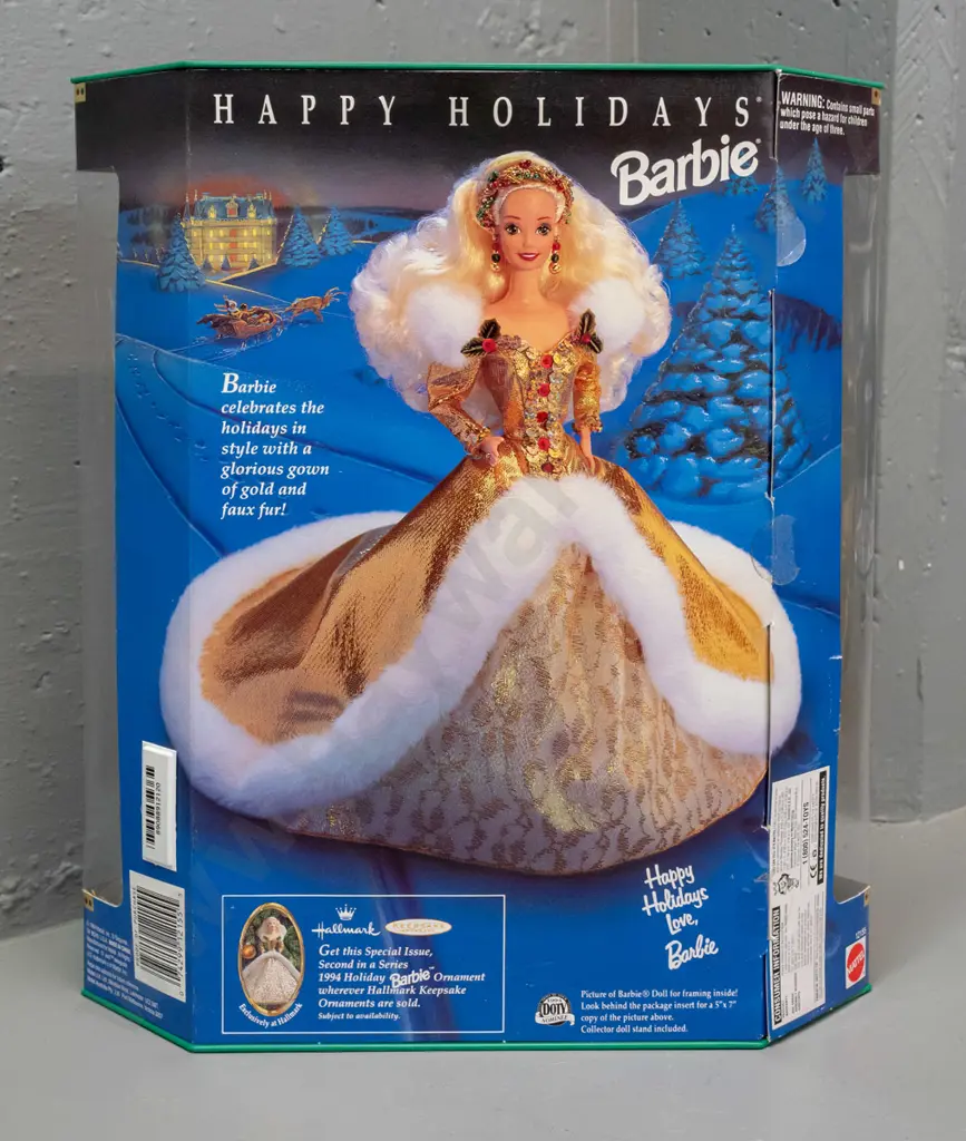 1994 Special Edition Happy Holidays Barbie in original packaging Image 1++