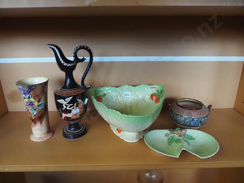 Carlton footed bowl, leaf dish, ewer vase etc Image 1++