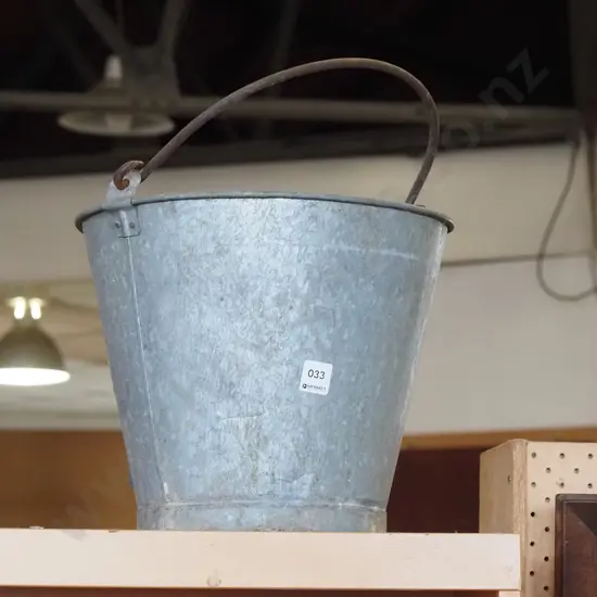 galvanised bucket