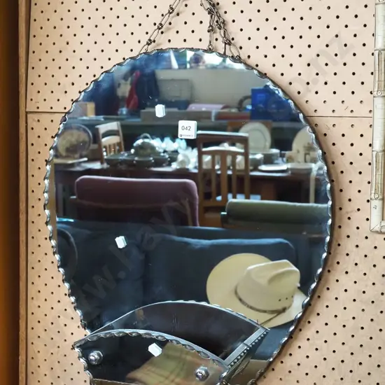 mirror back wall pocket vase H520