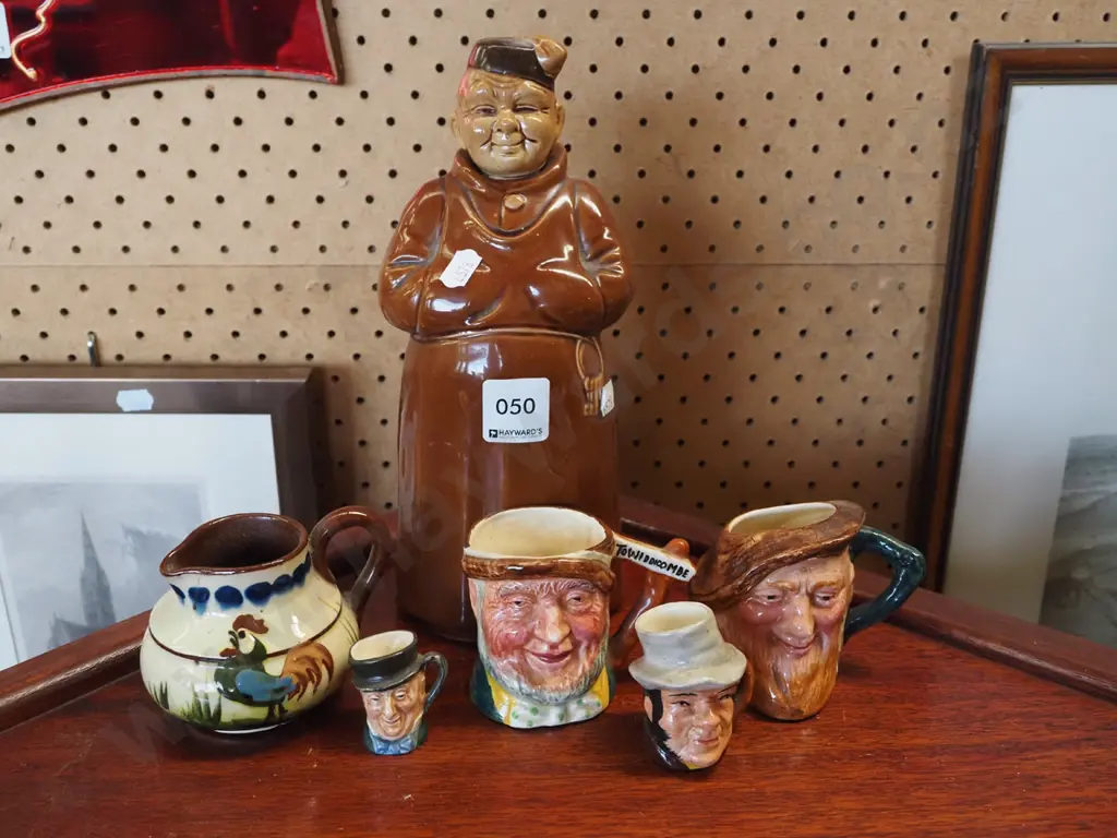 monk decanter, toby jugs etc Image 1++