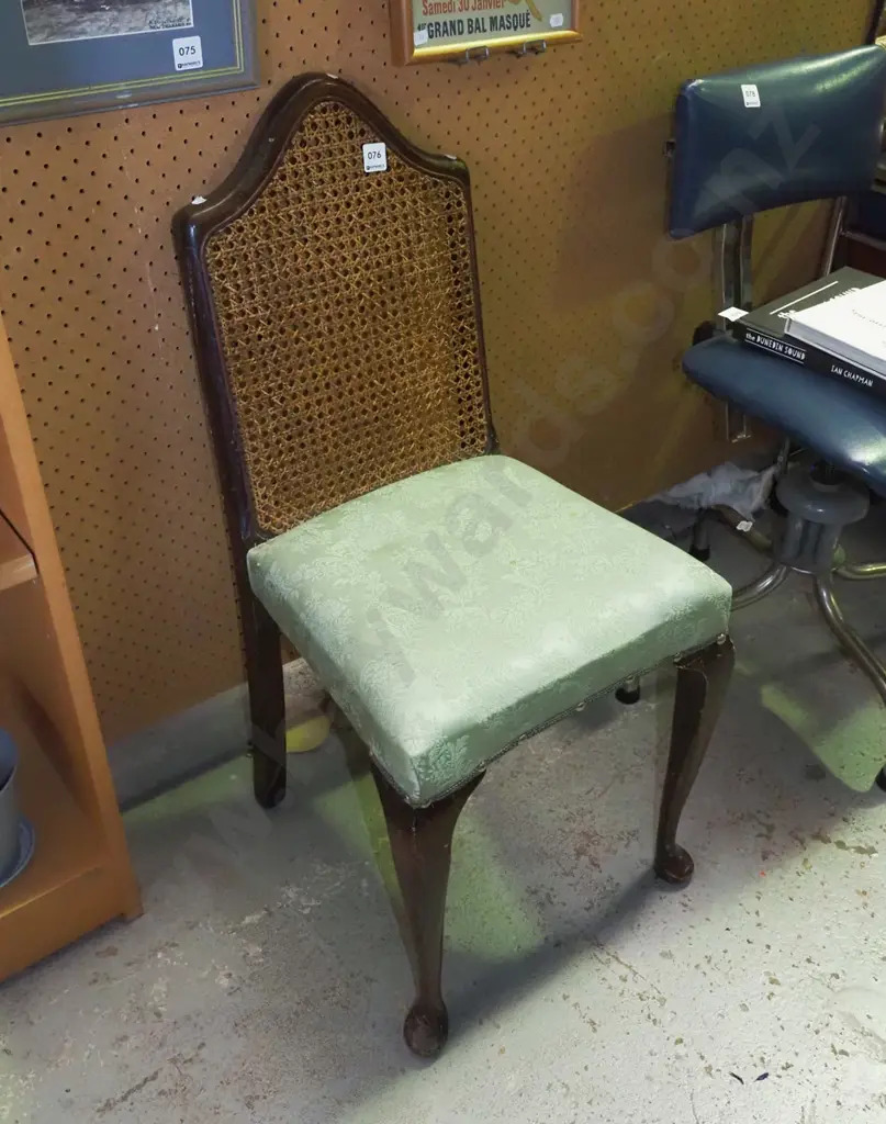 small upholstered and bergere bedroom chair Image 1++