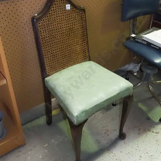 small upholstered and bergere bedroom chair