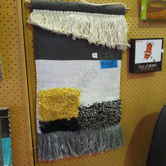 woven wool hanging