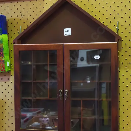 wall mounted display shelves/cabinet H485 