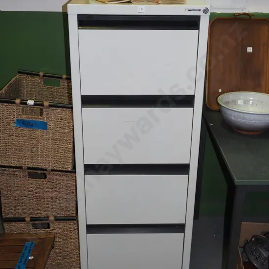 Precision 4 drawer filing cabinet