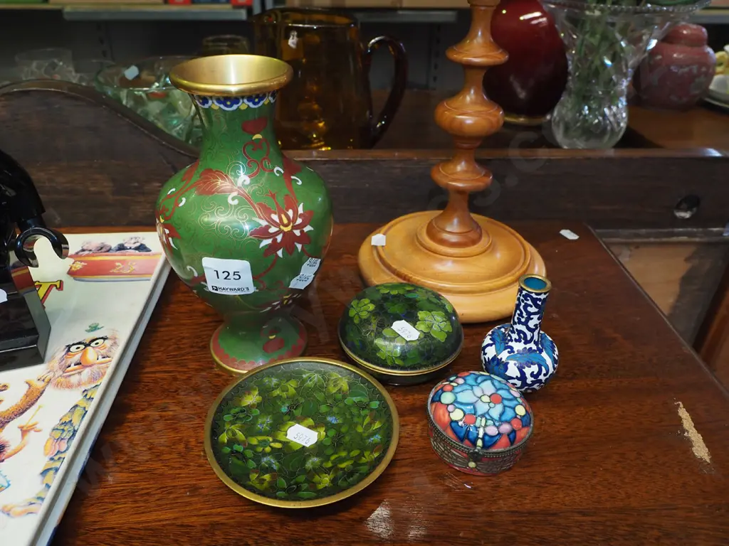 assorted cloisonne ware H190 Image 1++