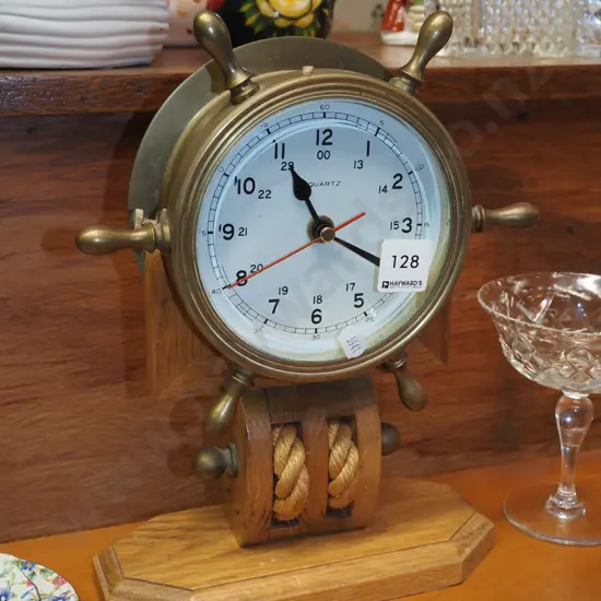 maritime themed mantle clock H300