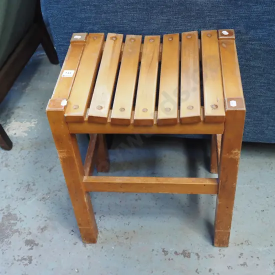 wooden stool
