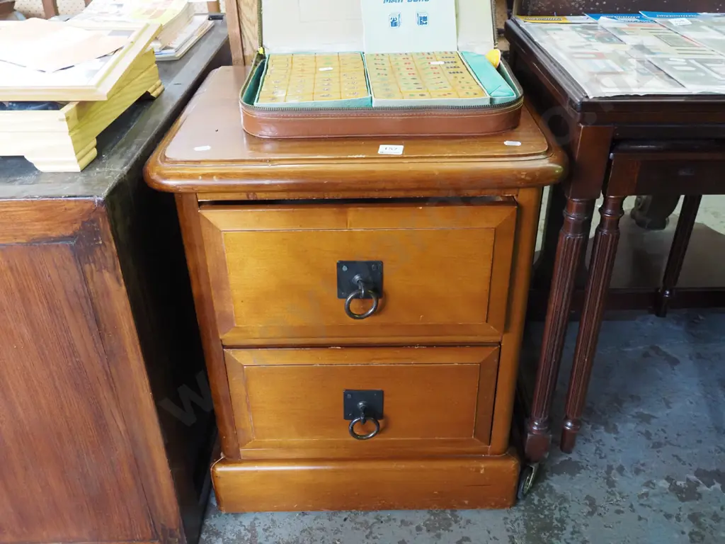 pine 2 door cupboard Image 1++