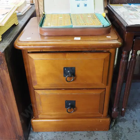 pine 2 door cupboard