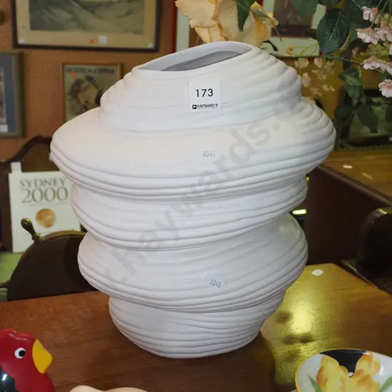 studio pottery vase H300