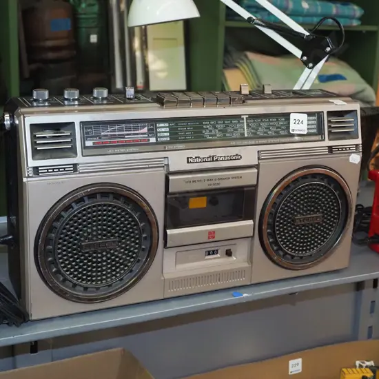 National Panasonic radio cassette player - As Is No Returns
