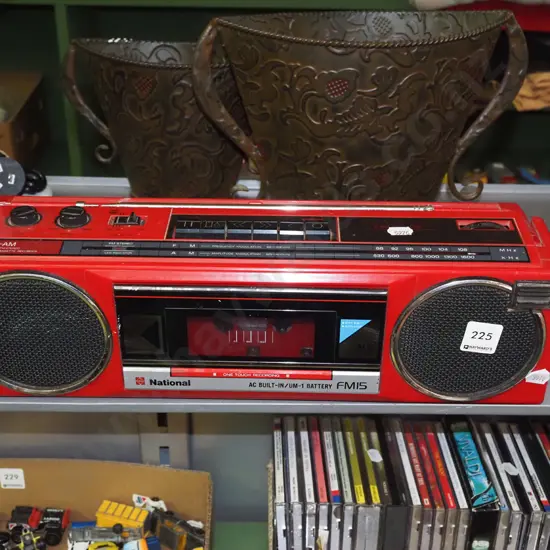 National radio cassette player - As Is No Returns