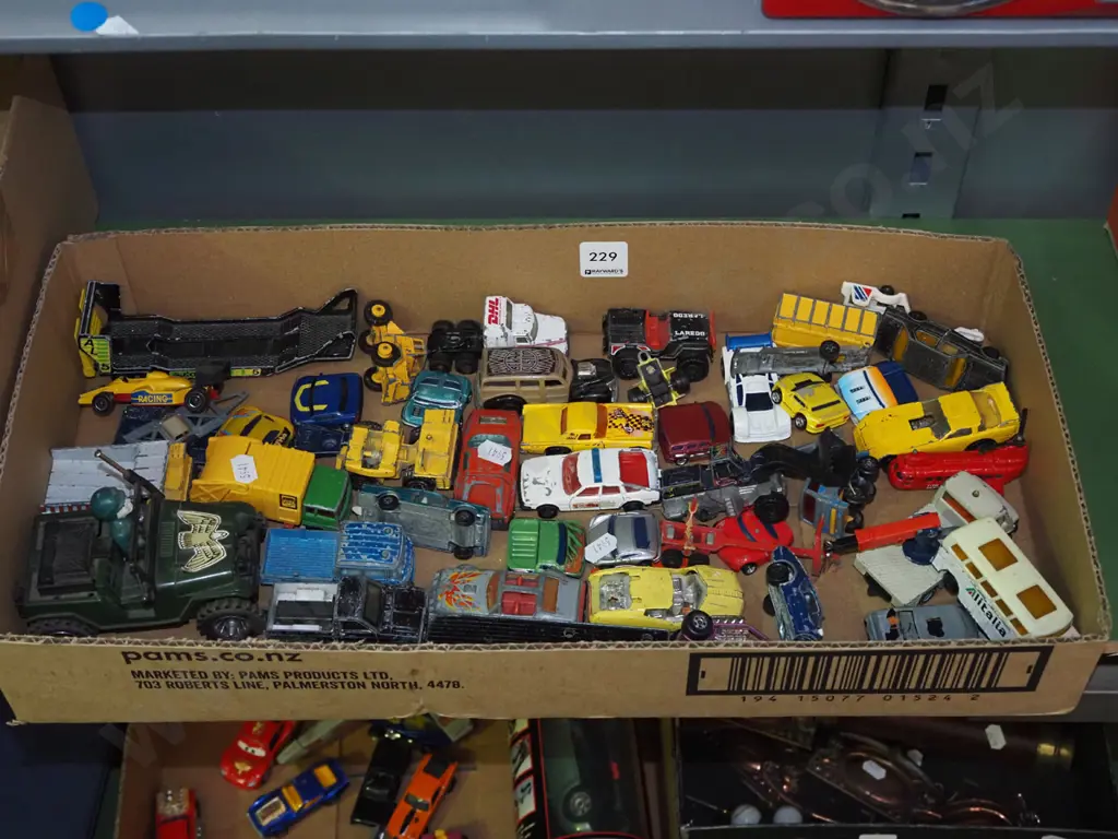 box of toy vehicles Image 1++
