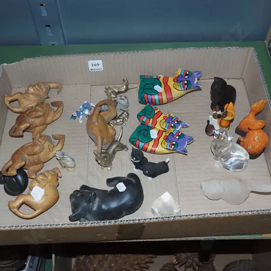 box of animal ornamentts