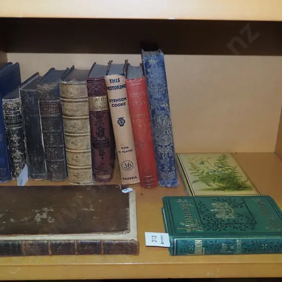 various vintage books