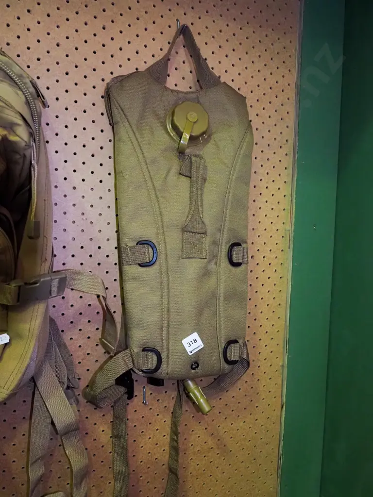 military style backpack water bottle Image 1++